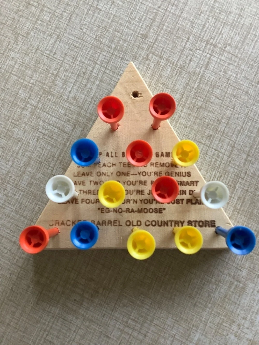 CRACKER BARREL Old Country Store PEG GAME Original 